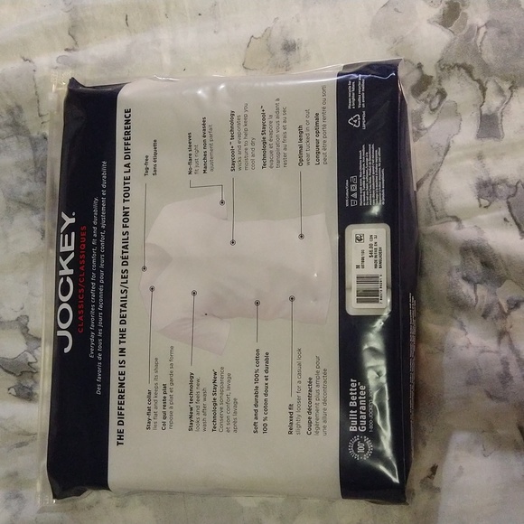 Size m Pack of 3 men's jockey classic cool durable stay Cool t-shirt - Picture 4 of 10